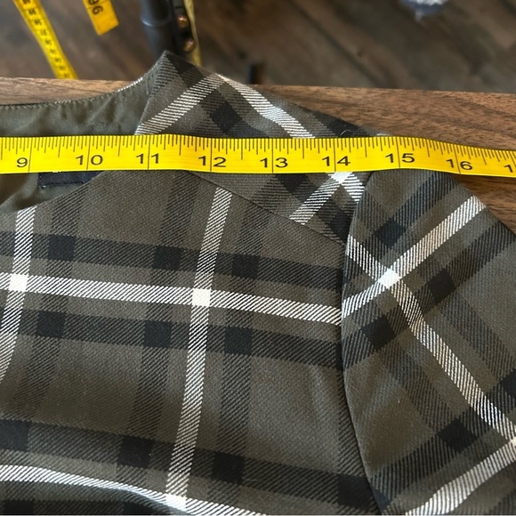 ❤️ Banana Republic Plaid Short Sleeve Dress XS - Picture 8 of 12